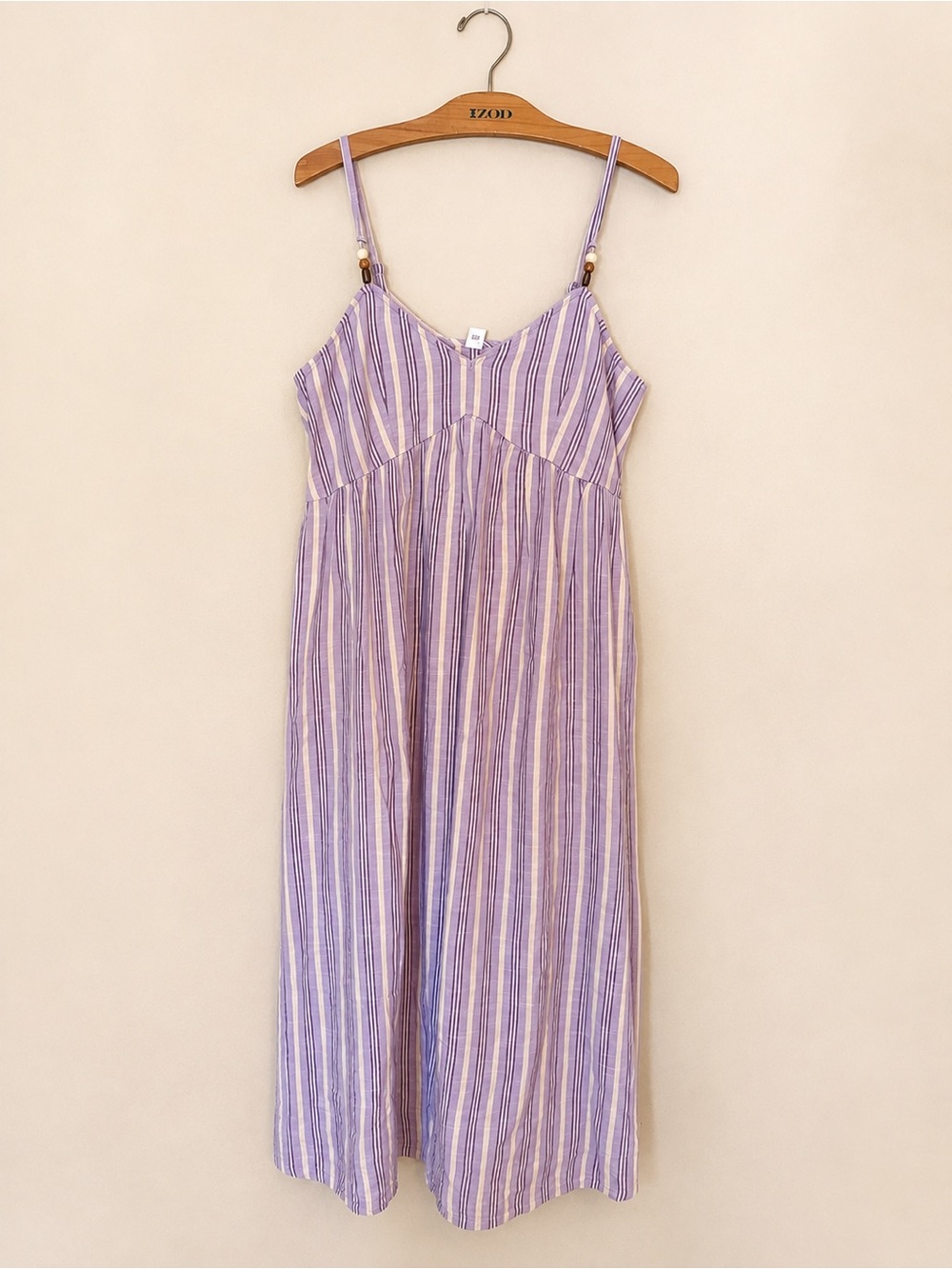 Striped Lavender Boho Maxi Sundress